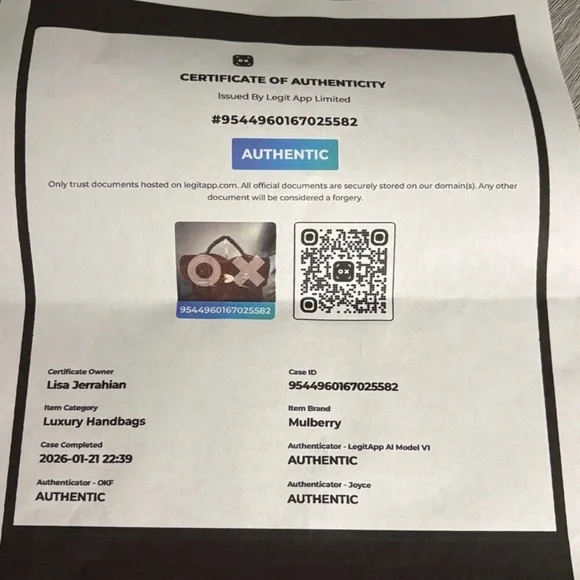 Authentic Mulberry Alexa Leather Satchel with Brass Turnlock - Cognac Brown - Picture 16 of 16